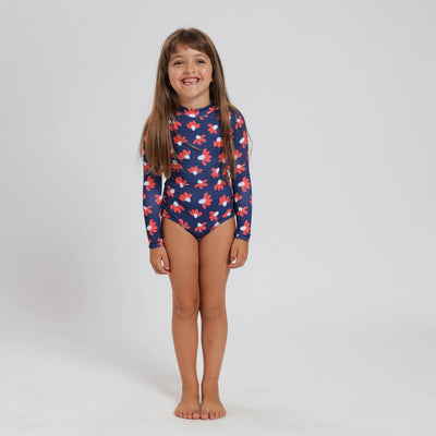 Girls Long Sleeve - Daisy | Navy