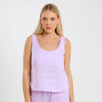 Ladies Linen - Cami | Lilac