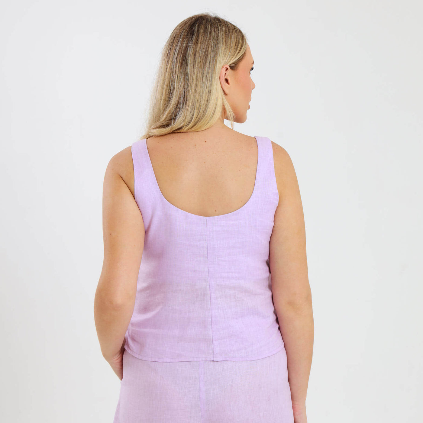 Ladies Linen - Cami | Lilac