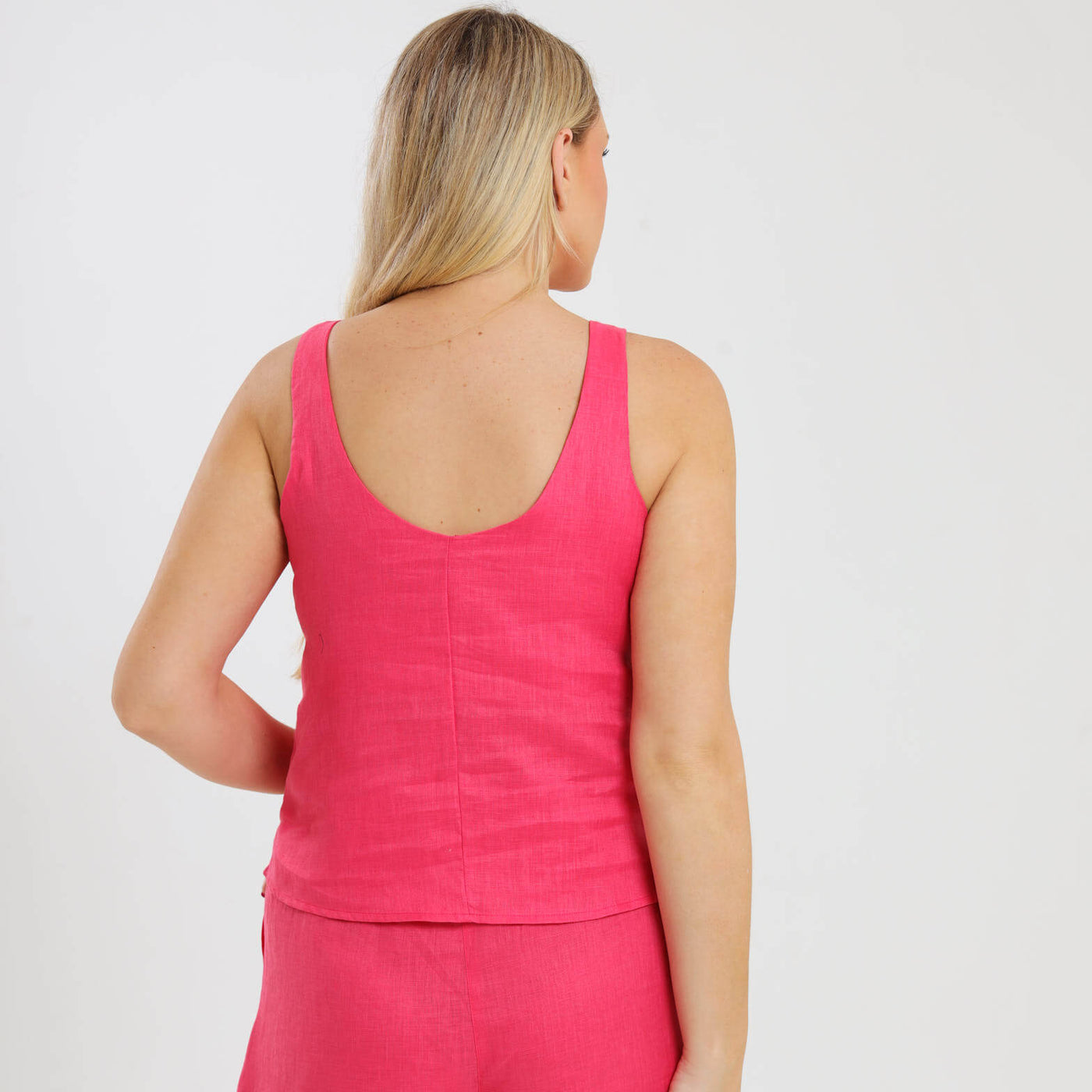 Ladies Linen - Cami | Watermelon