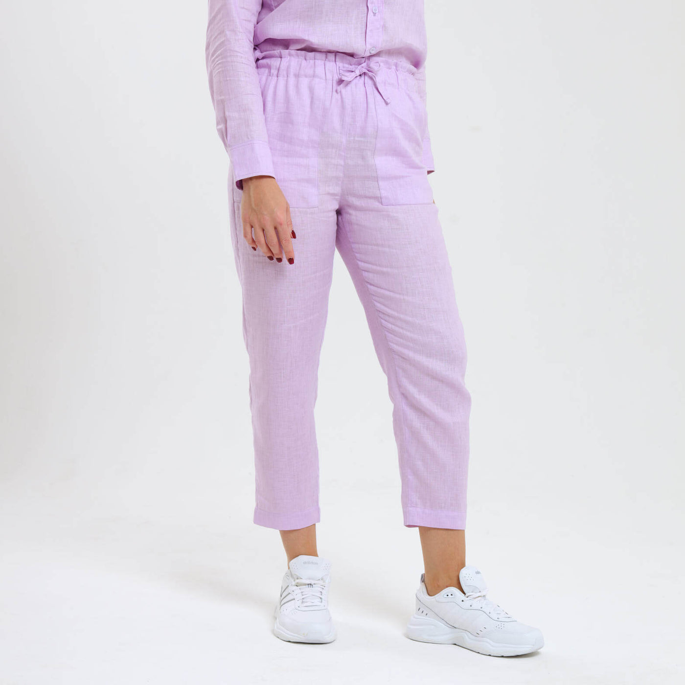 Ladies Linen - Pants | Lilac