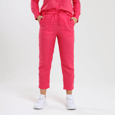 Ladies Linen - Pants | Watermelon