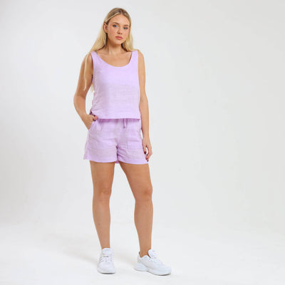 Ladies Linen - Shorts | Lilac