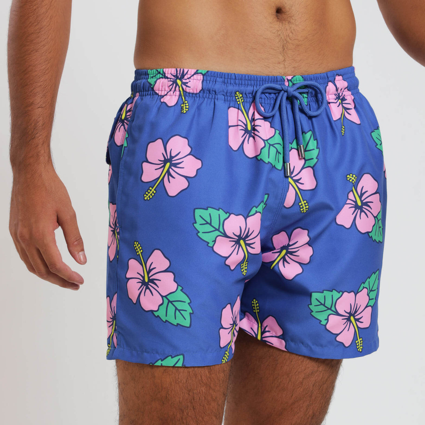 Swim Shorts - Hibiscus | Royal Blue