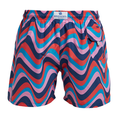 Swim Shorts - Retro Stripes | 80s