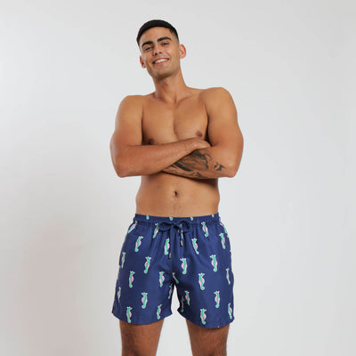 Swim Shorts - Sea Horse | Navy