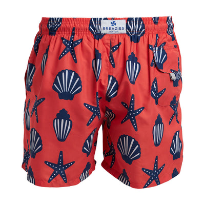 Swim Shorts - Shells | Orange